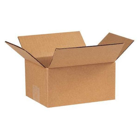 764 Corrugated Cardboard Box 7" L x 6" W x 4" H, Kraft, for Shipping, Packing and Moving (Pack of 25)