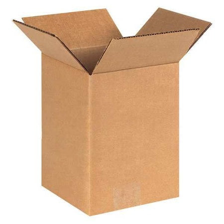868 Corrugated Cardboard Box 8" L x 6" W x 8" H, Kraft, for Shipping, Packing and Moving (Pack of 25)