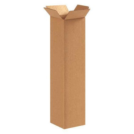 4416 Tall Corrugated Cardboard Box 4" L x 4" W x 16" H, Kraft, for Shipping, Packing and Moving (Pack of 25)