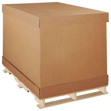 AF584145 Corrugated Cardboard Box 58" L x 41" W x 45" H, Kraft, For Shipping, Packing and Moving (Pack of 1)