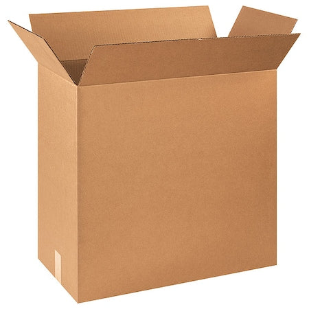 241224 Corrugated Cardboard Box 24" L x 12" W x 24" H, Kraft, For Shipping, Packing and Moving (Pack of 10)