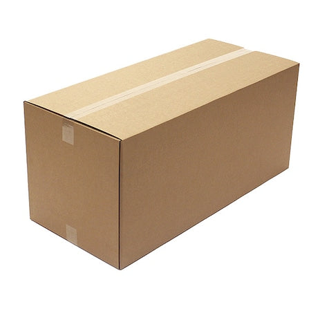 241210MS Large Economy Moving Boxes, 24"L x 12"W x 10"H, 12" Width, 10" Height, 24" Length, Kraft (Pack of 25)