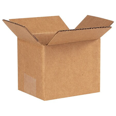 544 Corrugated Cardboard Box 5" L x 4" W x 4" H, Kraft, for Shipping, Packing and Moving (Pack of 25)