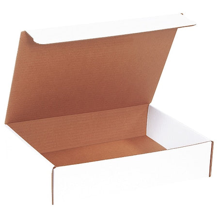 White Literature Small Business Mailers, 13" L x 10"" W x 3" H, for Shipping and Packaging, Bundle of 50