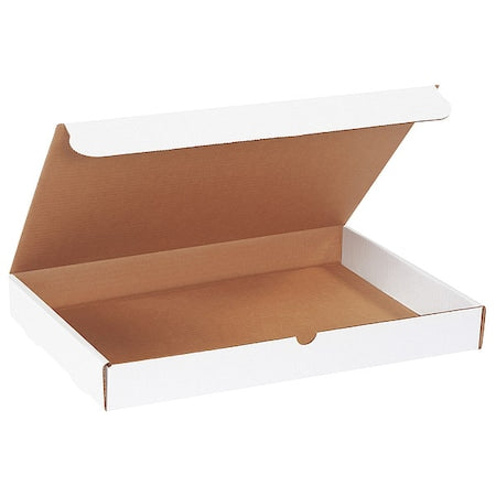 White Literature Mailing Boxes, 17 1/8 x 11 1/8 x 2 Inches, Pack of 50, Crush-Proof, For Shipping, Mailing and Storing