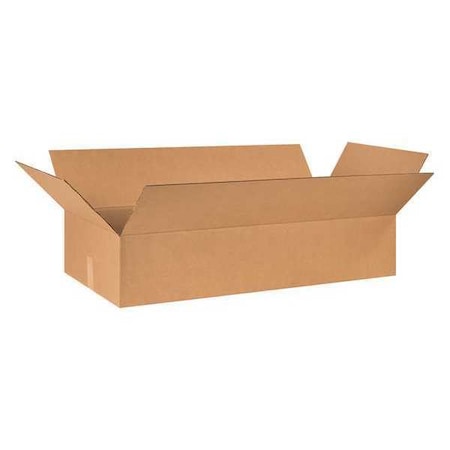 Corrugated Cardboard Storage Boxes, 40" L x 18" W x 8" H, Brown/Kraft, Pack of 10, Foldable, Ships and Stores Flat