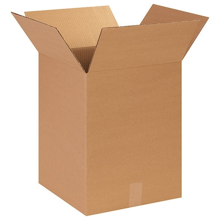 141418 Corrugated Cardboard Box 14" L x 14" W x 18" H, Kraft, for Shipping, Packing and Moving (Pack of 25)