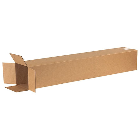 6640 Tall Corrugated Cardboard Box 6" L x 6" W x 40" H, Kraft, For Shipping, Packing and Moving (Pack of 25)