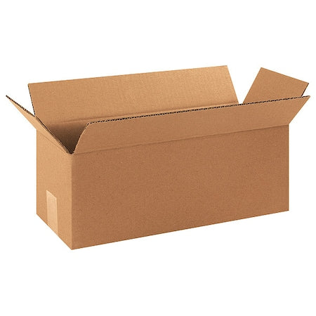 1666 Long Corrugated Cardboard Box 16" L x 6" W x 6" H, Kraft, for Shipping, Packing and Moving (Pack of 25)