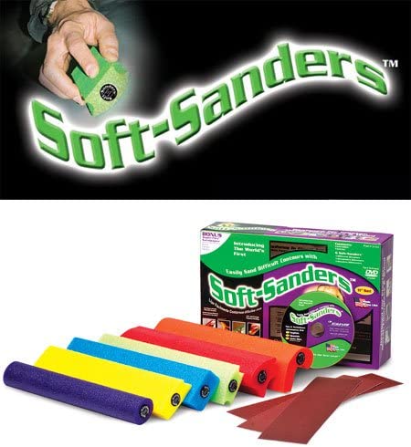 11" Soft Sanders Wet Dry Hand Sanding Block Kit 6-Pack