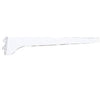 Knape & Vogt 180WH 12" 12" White Shelf Brackets