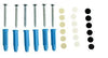 Knape & Vogt 82DP SCREWZC Standard Wall Screws