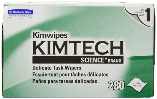 Kimberly-Clark - Science KimWipes Delicate Task Wipers 1 Ply 280 count (Pack of 4)