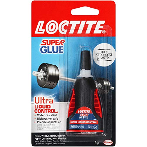 Liquid Super Glue, Clear, 0.14oz, 1/ea