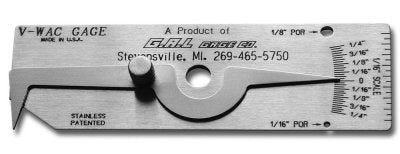 G.A.L. Gage Co. - V-Wac Gauge (tolerance 1/64") CAT-5