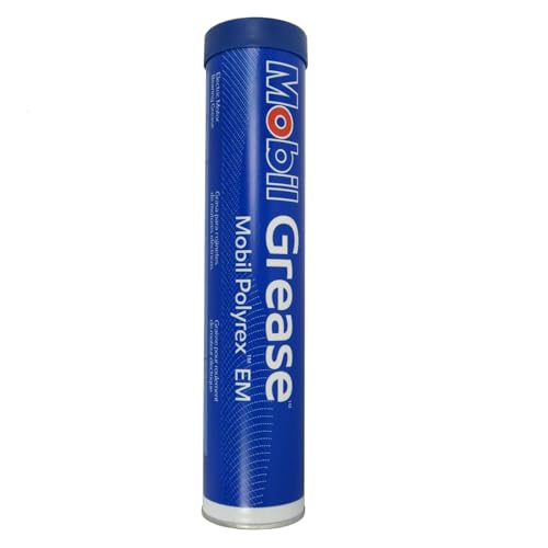 Mobil Polyrex EM, Motor Grease, 13.7 oz.