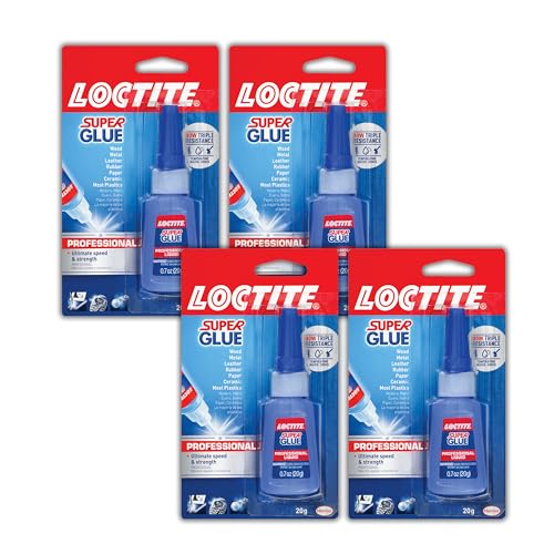 Loctite Super Glue Liquid Professional, 20gram bottle, 4 pk