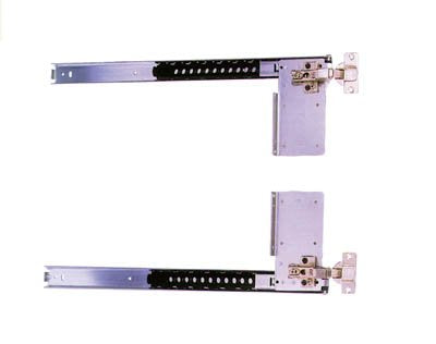 KV Pivot Door Slide Hardware Inset Application Self Closing 20 1/8" Slide (Kit) Anochrome