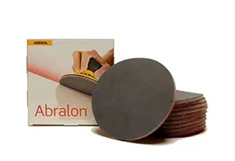 MIRKA Abralon 6 Inch 2000 Grit Sanding Discs, 10 per Box