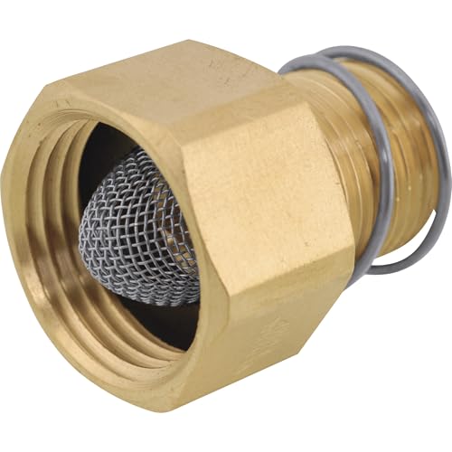 General Pump Brass Pressure Washer Garden Hose Adapter - 200 PSI, 1/2in. NPT-M, Brass, Model Number ND10032P