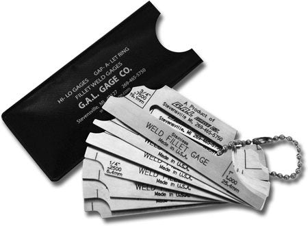 G.A.L. Gage Co. - Fillet Weld Gage Set (7 pc.) CAT-8a