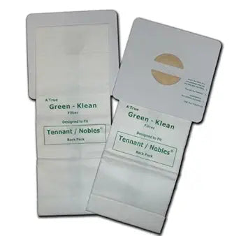 Green Klean GK-Ten-BacPK Tennant/Nobles Portapac and Models 3050, 3000 and 3040 Replacement Vacuum Bags (Pack of 100)