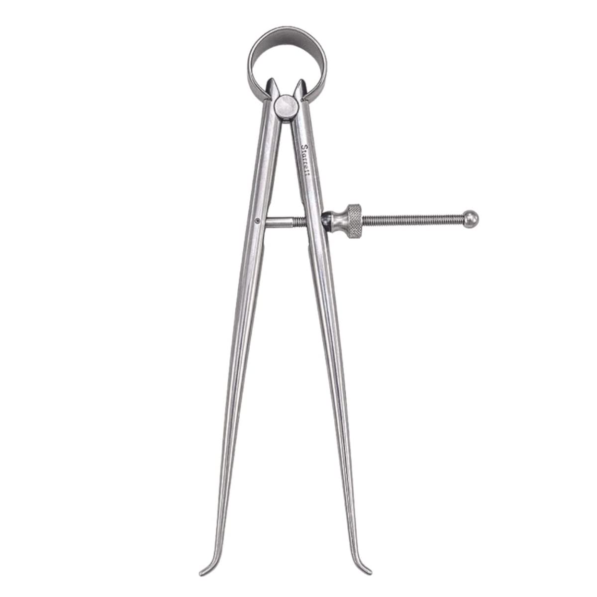 Starrett Toolmakers Spring-Type Caliper and Divider with Bow Spring and Hardened Fulcrum Stud - 6" Size and Capacity, Spring Joint Type - 274-6