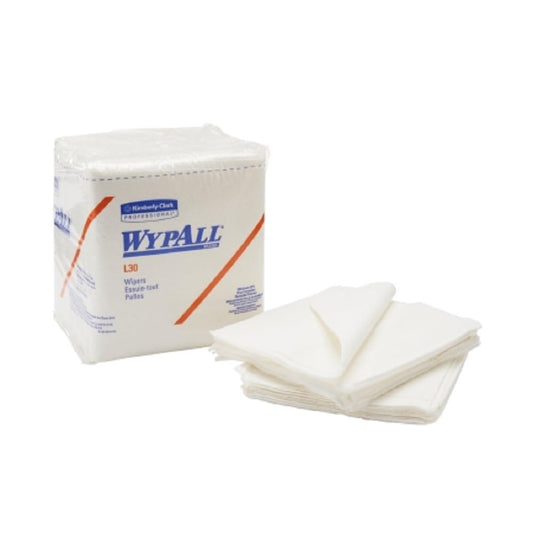 KIMBERLY-CLARK PROFESSIONAL 05812 WYPALL L30 ECONOMIZER WIPERS WHT Q-FOLD 12BX/CA