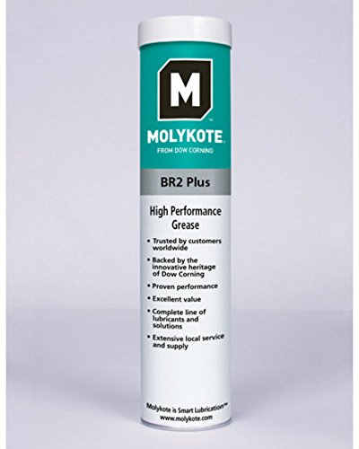 Molykote 4112876 BR-2 Plus High Performance Grease 14.1OZ , Black