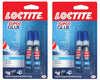 Loctite Super Glue Gel Tube, Clear Superglue for Plastic, Wood, Metal, Crafts, & Repair, Cyanoacrylate Adhesive Instant Glue, Quick Dry - 0.07 fl oz Bottles, Pack of 2