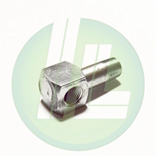 Lincoln Industrial 13129 Quicklub 90° Pipe Thread Elbow Adapter, Airline Connector - 1/8" NPTF Thread