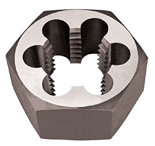 Alfa Tools CSRTD70698L 10-32 Left Hand Rethreading Hex Die Carbon Steel,