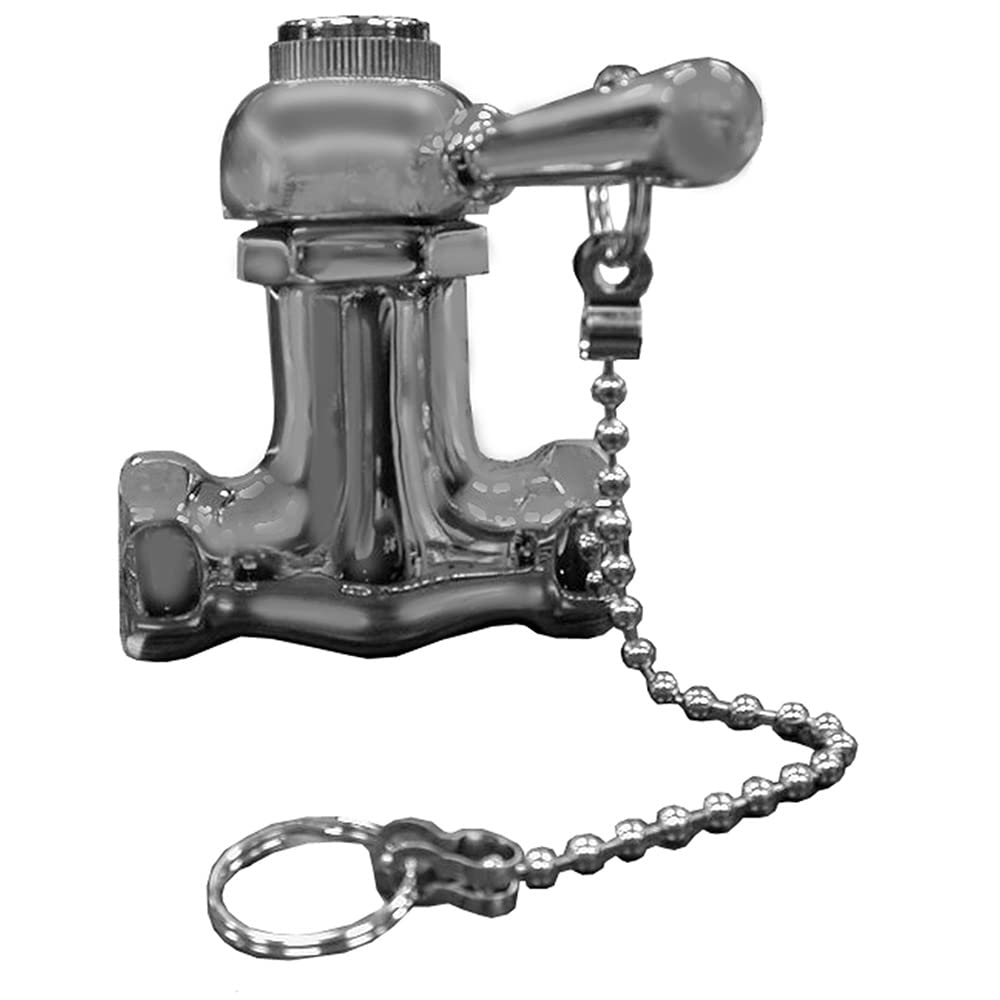 Jones Stephens S05100 Self-Closing Shower Valve with 7" Pull Chain Chrome Plated