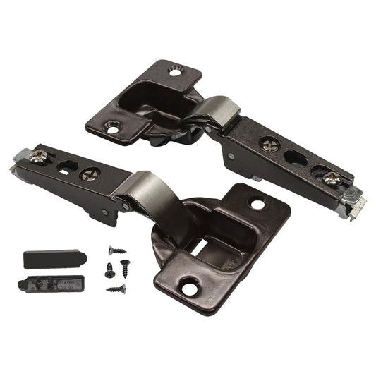 Knape & Vogt Classic Metal Unfinished 1-Pack Self Close 3/4 Dr Hge Hinge