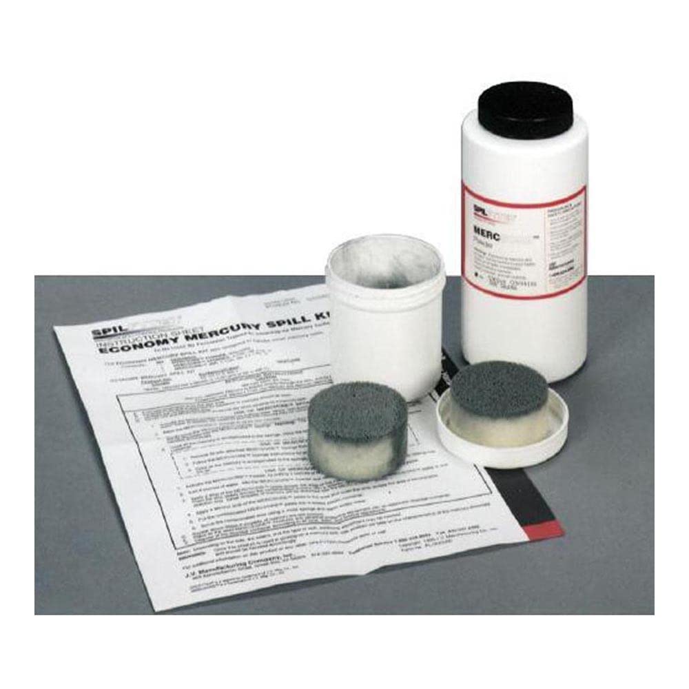 NPS 520260 4 Piece Spilfyter Specialty Spill Economy Mercury Spill Kit