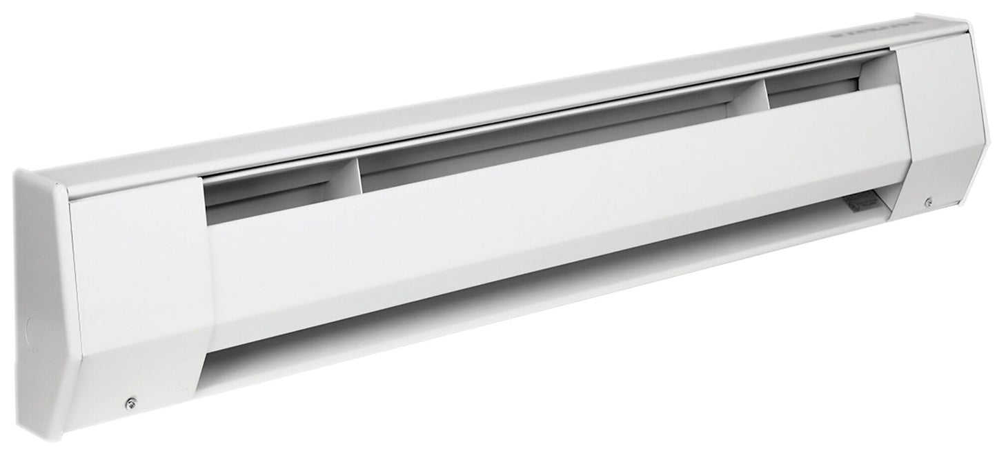 KING 2K2405BW K Series Baseboard Heater, 27" / 500W / 240V, Bright White