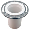 3 X 4 PVC Closet Flange W/SS Ring Less Knockout