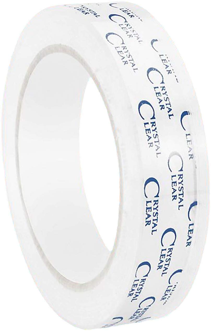 U-Line 4-3/4" x 2,592" (72 yds) Crystal Clear Transparent Tape, Fits 3" Core