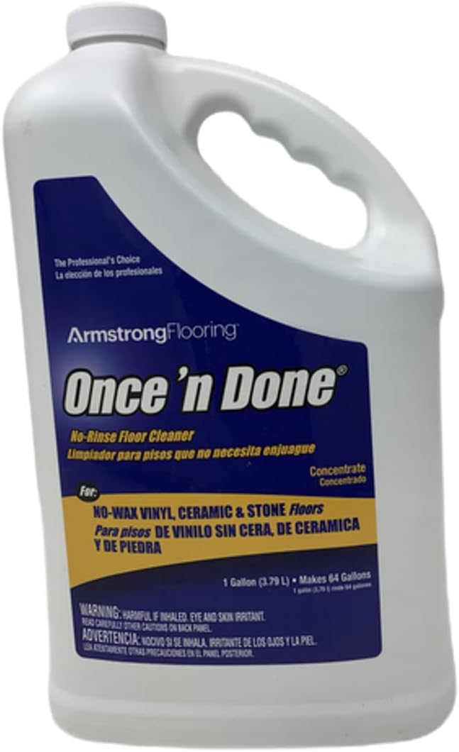 Armstrong 330408 Once 'N Done Concentrated Floor Cleaner, 1-Gallon