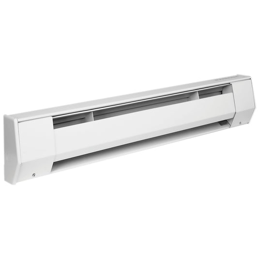 KING 3K2407BW K Series Baseboard Heater, 3' / 750-563W / 240-208V, Bright White