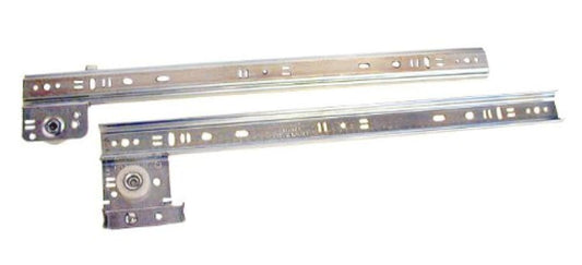 Knape & Vogt 22in Side Drawer Guide Zinc Plated Steel