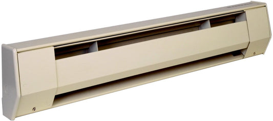 King Electric 4K1210A K Series Baseboard Heater, 4' / 1000W / 120V, Almond