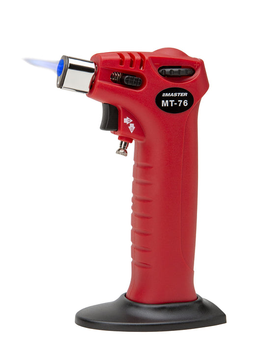 Master Appliance MT-76 Triggertorch 3-in-1 Heat Tool with Soldering and Hot Air Tips, Self-Igniting Multi-Function Butane Torch Lighter, Flame Temp up to 2500F