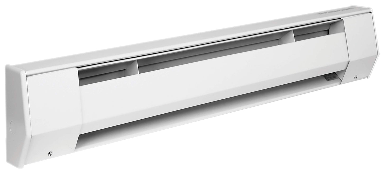 King Electric 2K1205-BW K Series Baseboard Heater, 27" / 500W / 120V, Bright White