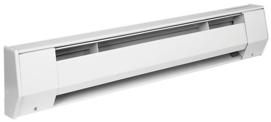 King Electric 2K1205-BW K Series Baseboard Heater, 27" / 500W / 120V, Bright White
