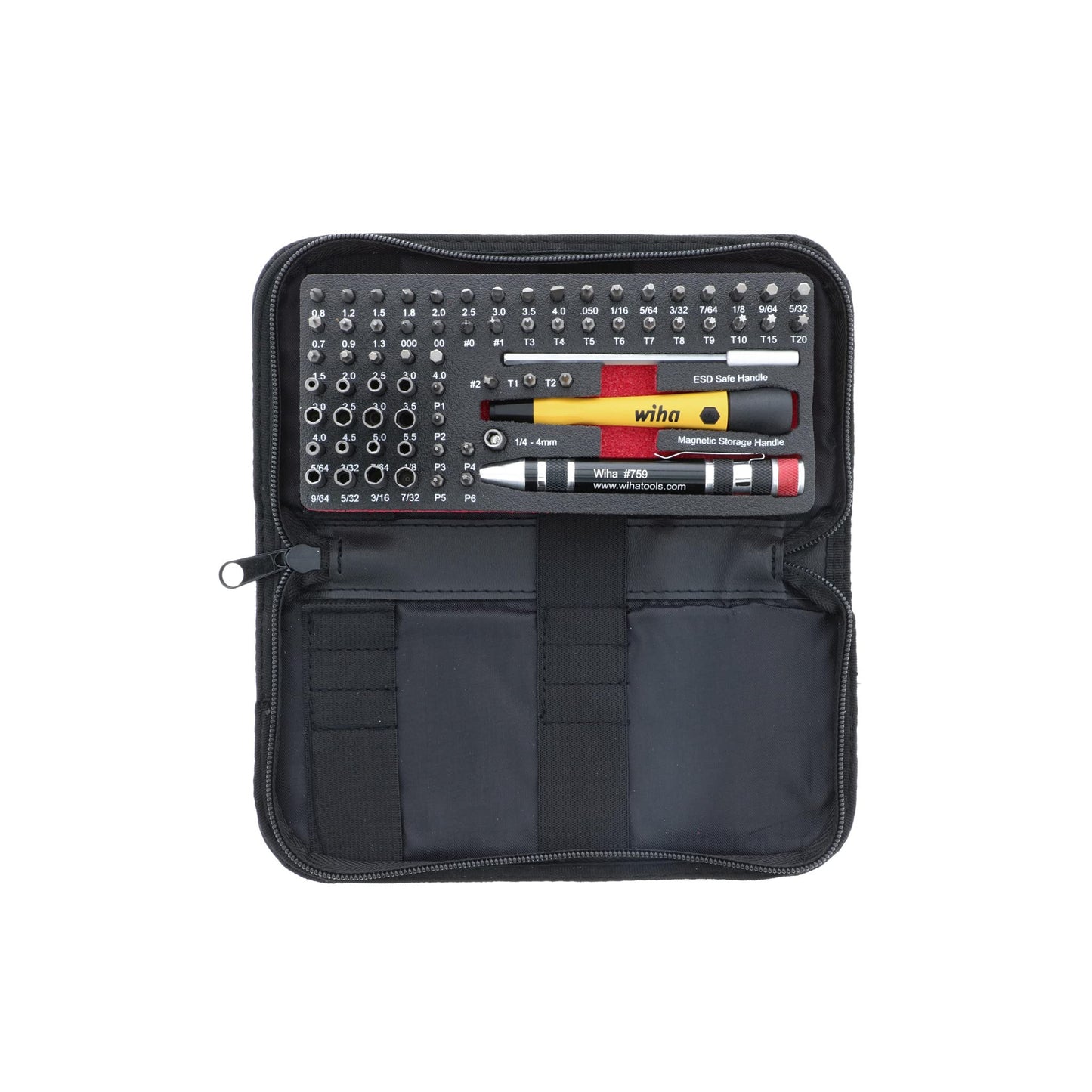 Wiha 75971 68 Piece System 4 ESD Safe Master Technician Ratchet and MicroBits Set
