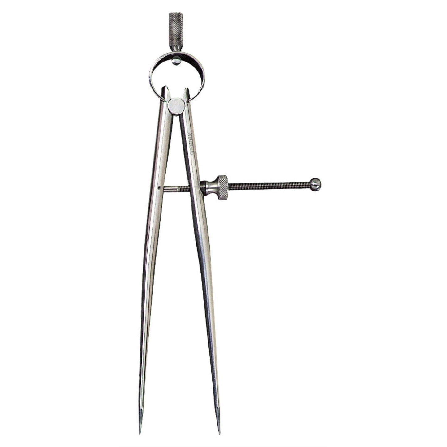 Starrett Toolmakers Spring-Type Caliper and Divider with Bow Spring and Hardened Fulcrum Stud - 6" Size and Capacity, Spring Joint Type - 277-6