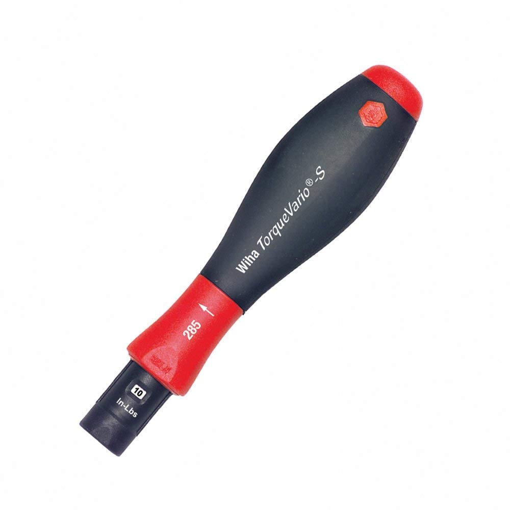 Wiha 28506 TorqueVario-S Torque Screwdriver, 10每50 Inch-Pounds, 5,000 Accuracy Cycles