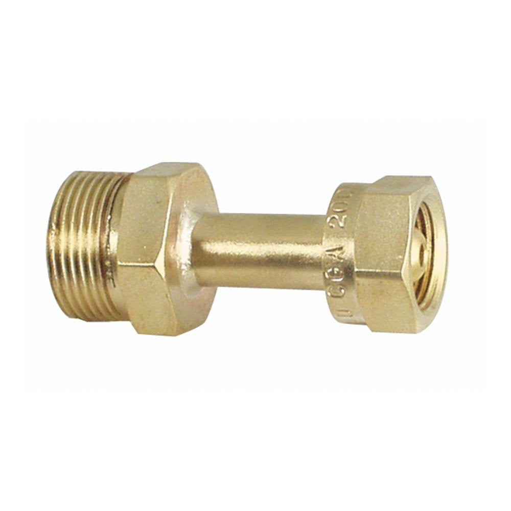 Uniweld F41 Brass Adaptor from CGA200 "MC" Tank to CGA520 "B" Regulator