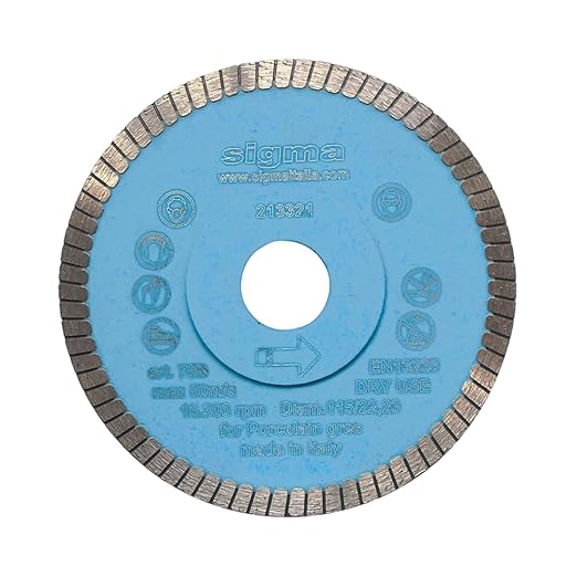 SIGMA 4.5" Turbo Diamond Blade Wet Dry